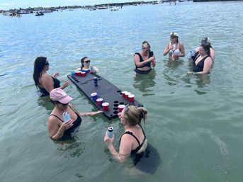 Ultimate Bachelorette Sandbar Party: Double Decker Party Boats with Water Slides! image 10