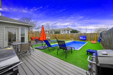 Backyard Bliss ATX Retreat: Pool, Arcade, Poker, Putting Green + Fire Pit image 2