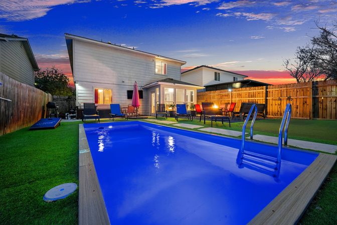 Backyard Bliss ATX Retreat: Pool, Arcade, Poker, Putting Green + Fire Pit image 5