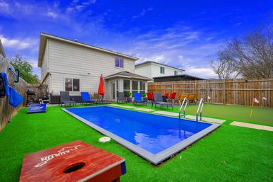 Backyard Bliss ATX Retreat: Pool, Arcade, Poker, Putting Green + Fire Pit image 7