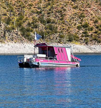 Barbie BYOB Party Boat on Lake Pleasant with Waterslide, Stereo & Neon Lighting (Includes Roundtrip Shuttle) image 9