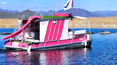 Barbie BYOB Party Boat on Lake Pleasant with Waterslide, Stereo & Neon Lighting (Includes Roundtrip Shuttle) image 5