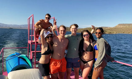 Barbie BYOB Party Boat on Lake Pleasant with Waterslide, Stereo & Neon Lighting (Includes Roundtrip Shuttle) image 6