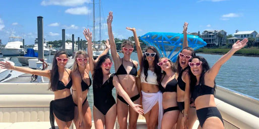 Cruise, Splash & Celebrate on a Private Toon Tiki Charter in New Smyrna Beach image
