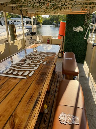 The Freaky Tiki: 40' BYOB Private Sandbar Party Boat (Up to 22 Passengers) image 8