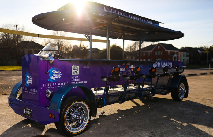 Trill On Wheels: Houston's #1 Hip-Hop Party Bike with LED Lighting image 11