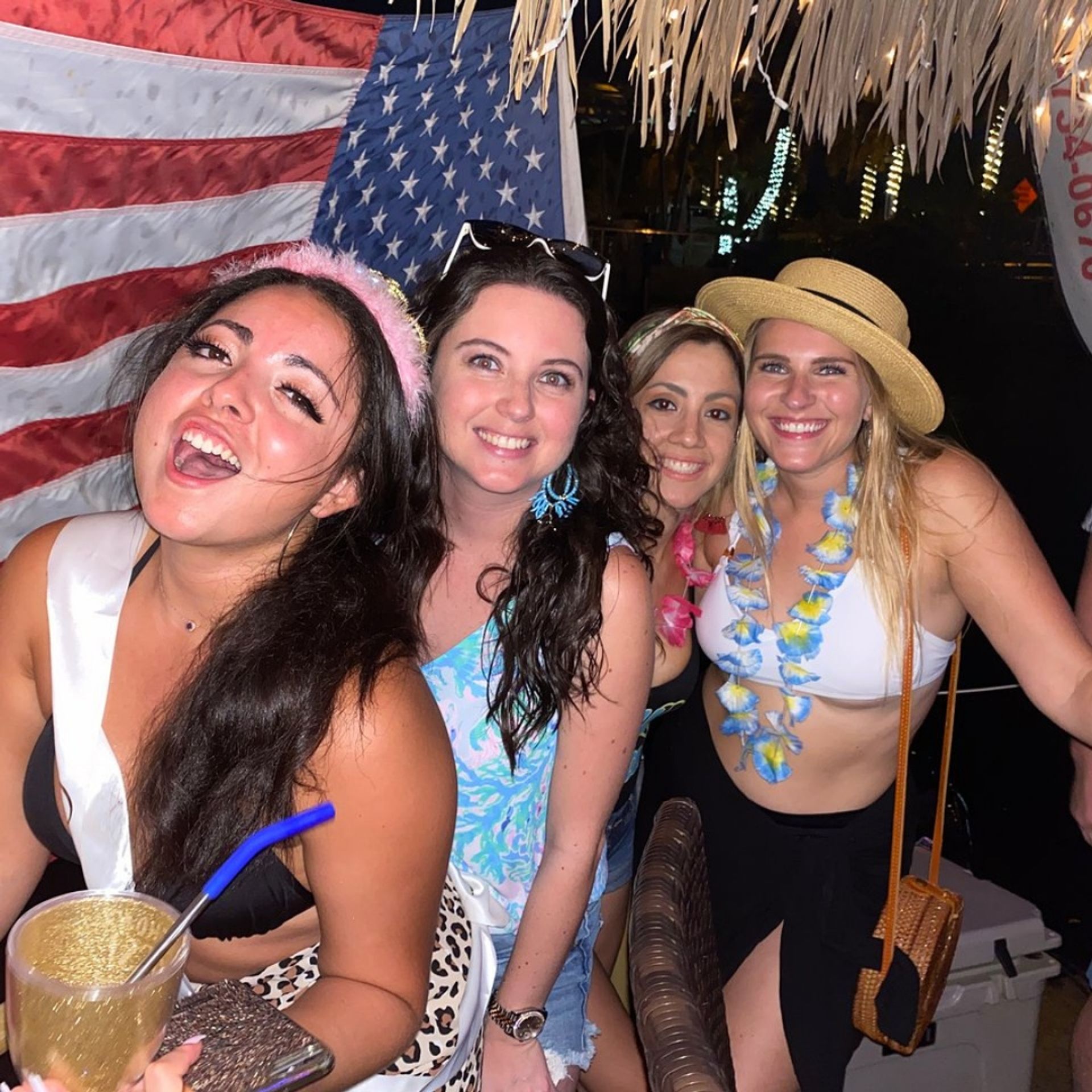Floating Tiki Bar Party Cruises: Sunset, Fireworks, and Harbor Lights Tours image 1