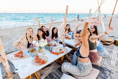 It's Always Picnic Time: Luxury Bohemian Beach Picnic with Charcuterie and Dessert Option image 3