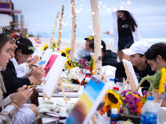 It's Always Picnic Time: Luxury Bohemian Beach Picnic with Charcuterie and Dessert Option image 6