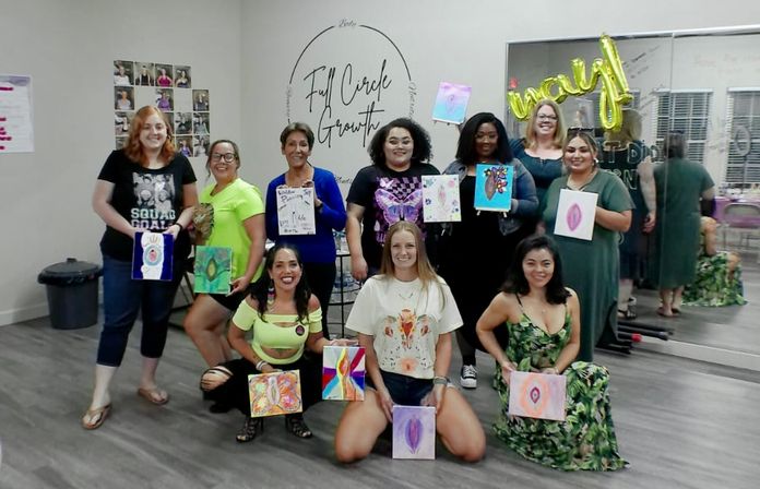 Vagina Paint & Sip: A Private Party to Celebrate the Power Within image 1
