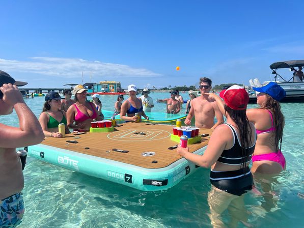 Visit Sandbars, View Sunsets, & More on Luxe 13-Passenger Tritoon with Water Toys Included image 2