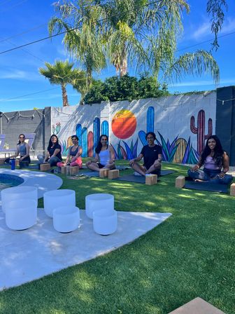 Portable Yoga Party with Yin Yoga, Vinyasa, Guided Meditation, Sound Baths, Stretch Sesh and More image 10