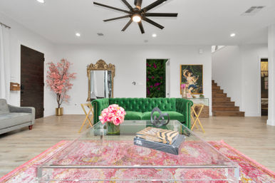 Bloom House HTX: Floral-Themed Downtown Home with Hot Tub, Chef, Massage & Mixology Class image 2