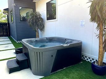 Bloom House HTX: Floral-Themed Downtown Home with Hot Tub, Chef, Massage & Mixology Class image 54