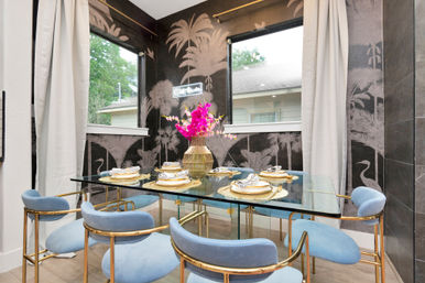 Bloom House HTX: Floral-Themed Downtown Home with Hot Tub, Chef, Massage & Mixology Class image 4