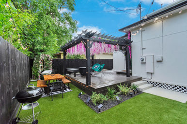 Bloom House HTX: Floral-Themed Downtown Home with Hot Tub, Chef, Massage & Mixology Class image 49