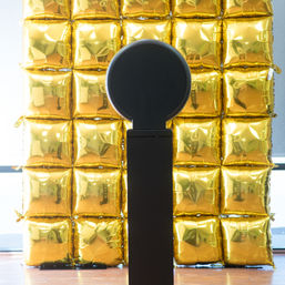The Glam Balloon Booth Experience: Digital Photo Booth & Custom Backdrop for Your Event image