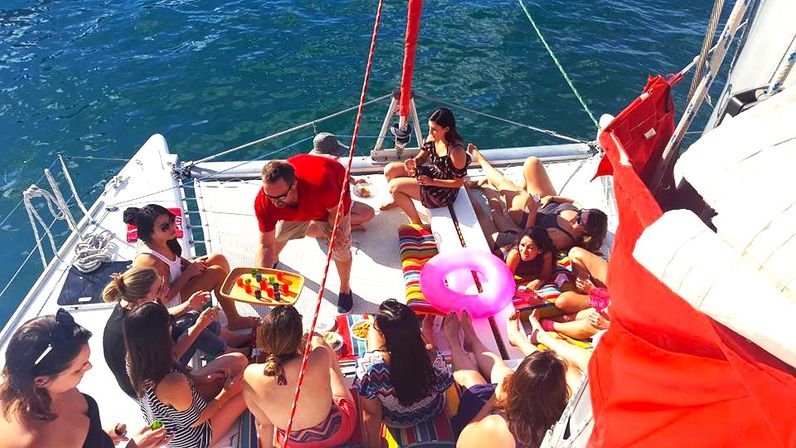 Chicago's Largest Chartered Catamaran: Hourly Rental, Sailing Lessons & More (BYOB) image 2