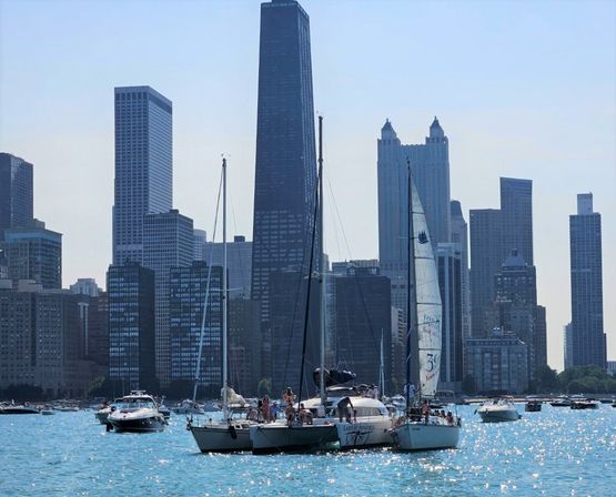 Chicago's Largest Chartered Catamaran: Hourly Rental, Sailing Lessons & More (BYOB) image 7