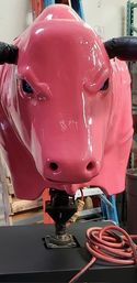 Pink Party Mechanical Bull Party with Naughty Interchangeable Riding Parts image 4