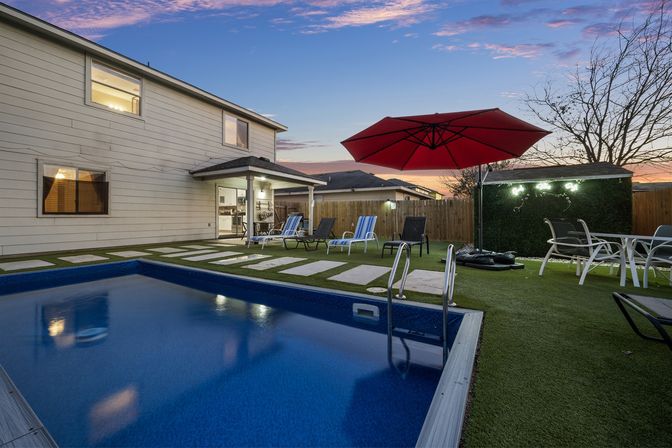 Modern Austin Escape with Pool, Grill + Putting Green image 6