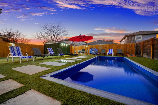 Modern Austin Escape with Pool, Grill + Putting Green image 3