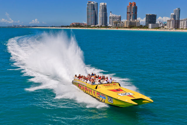 Thrilling Miami BYOB Speedboats Party with City Skyline, Celebrity Mansions, Biscayne Bay, Fisher Island and More image 5