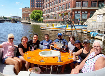 Donut Boat Experience: A Floating Bar You Get to Drive image