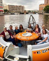 Donut Boat Experience: A Floating Bar You Get to Drive image 2