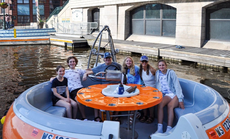 Donut Boat Experience: A Floating Bar You Get to Drive image 4
