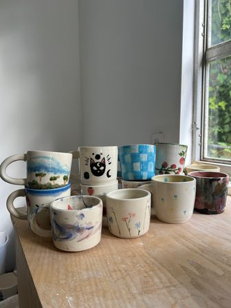 CLAYDATE Pottery Painting Party image 14