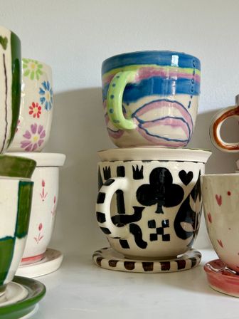 CLAYDATE Pottery Painting Party image 8
