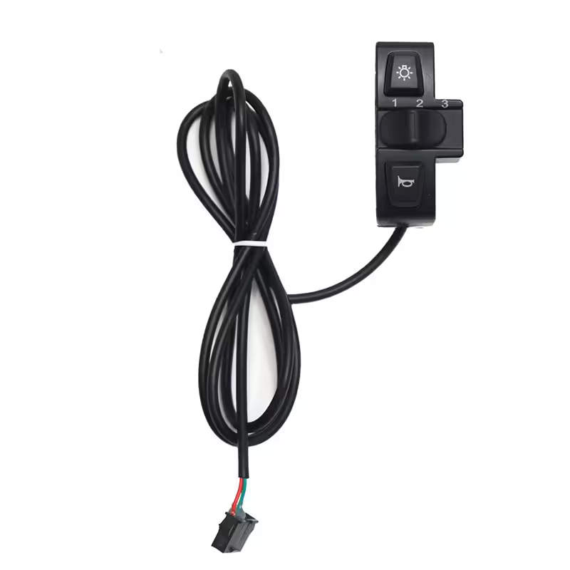 Light, Horn & 3-Speed Mode Switch for Electric Cycles - switch from Voltebyk