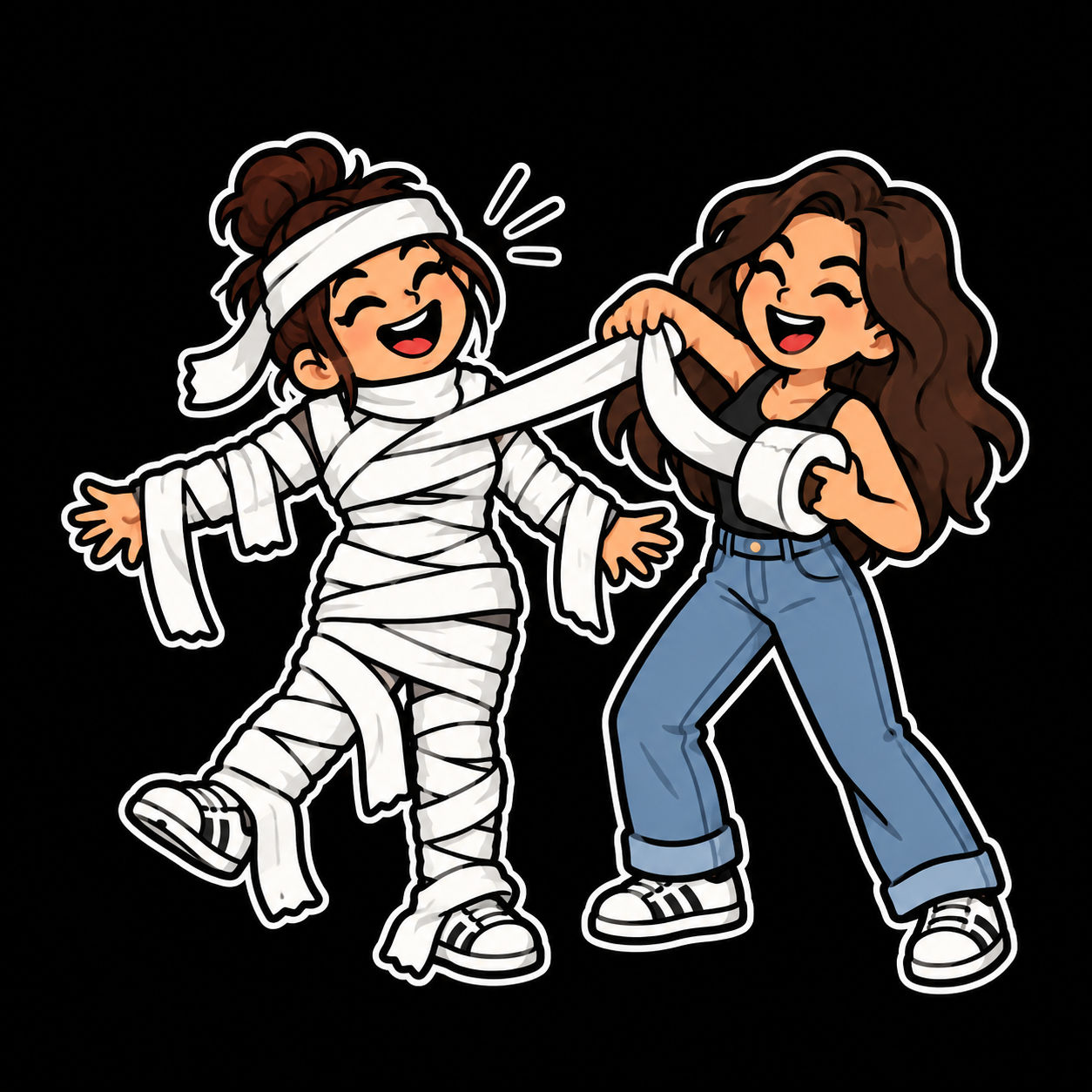 Big Fat Party mummy challenge