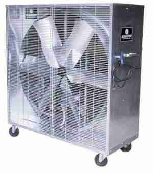 48" Schaefer Mobile Misting Box Fan 1 2 20679 CFM 1 HP 115 Volt
