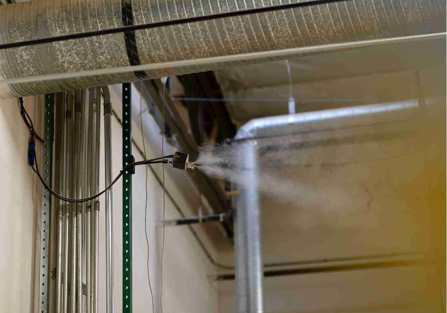 Industrial Sideline Misting fans - BigFogg Misting Systems & Solutions