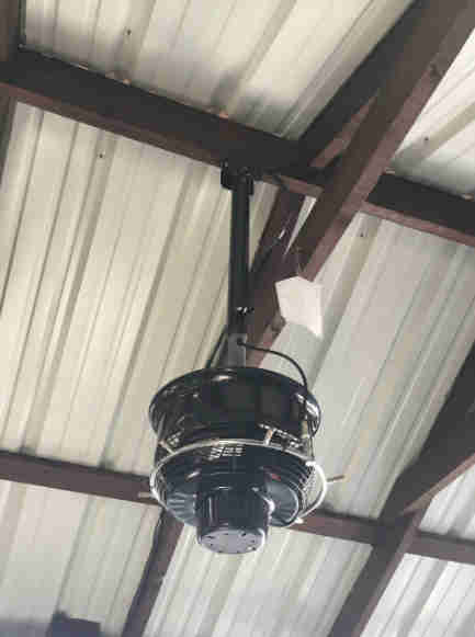 Wind Chill Overhead Misting Fan