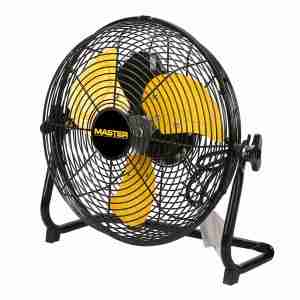 12” Master High Velocity Direct Drive Floor-High Velocity Fan with three yellow blades