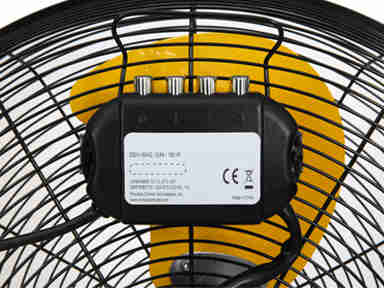 Warning lable for black 20” Master High Velocity Direct Drive Floor Fan-High Velocity