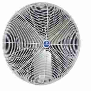 front view of 24” Circulation Fan, White OSHA Guards
