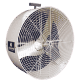 36” Versa-Kool Circulation Fan with Yoke Mount white color