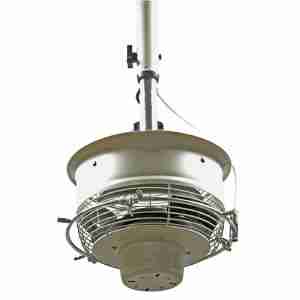 CentraMist Ceiling Mount Centrifugal Misting Fan white color