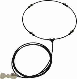 black colored low pressure misting ring