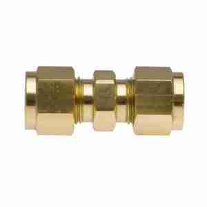 front view of Brass Union 3/8"