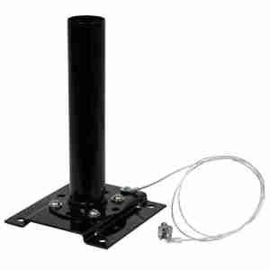 black Ceiling Mount for 18 and 24 inch Professional Series Fans