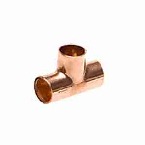 side view of Copper Tee 1/4"