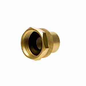 Side view of Hose Adapter 3/4" x 3/8" useful for misting system