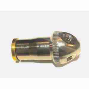 Top view of 3 Nozzle Head x 10/24 x 1/4" tube