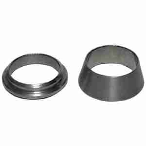 front view of Replacement Stainless Steel Ferrule set for our 3/8"