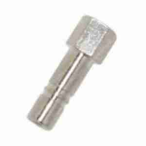 top view of Nozzle Adapter 1/4" Stud x 10/24 Straight